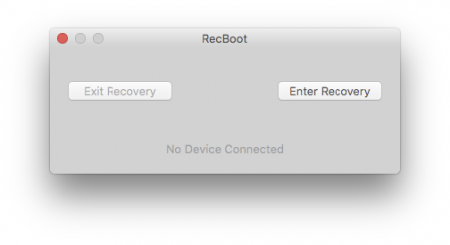 Интерфейс RecBoot